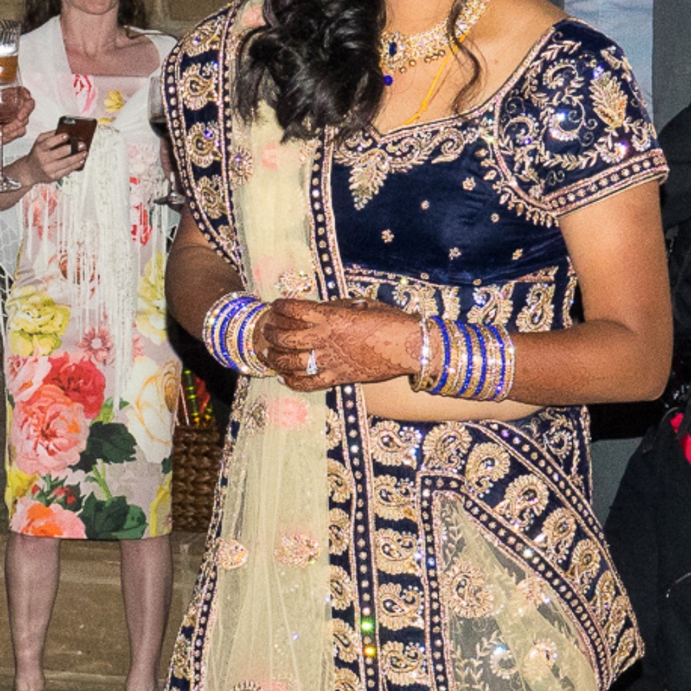 Party/wedding - Ghagra/Lehanga Choli Scarf Dress